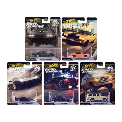 "Fast & Furious 25th Anniversary" 2026 5 piece Set Q Diecast Model Cars by Hot Wheels | Target