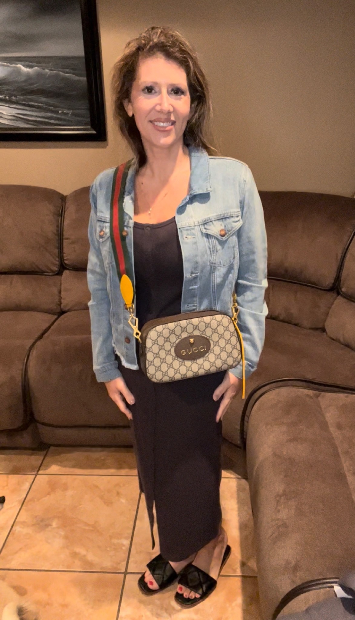 Casual Ribbed tank dress from Target. Paired with denim jacket, sandals and crossbody. Casual outfit, comfortable, fall fashion 

#LTKSeasonal #LTKfit #LTKstyletip
