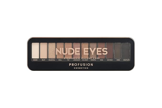 Profusion Cosmetics Pro Makeup Case Nude Eyes Eyeshadow Palette | Amazon (US)