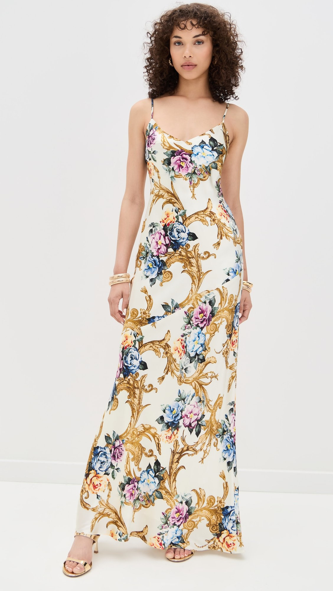 Serita Maxi V Neck Bias Dress | Shopbop