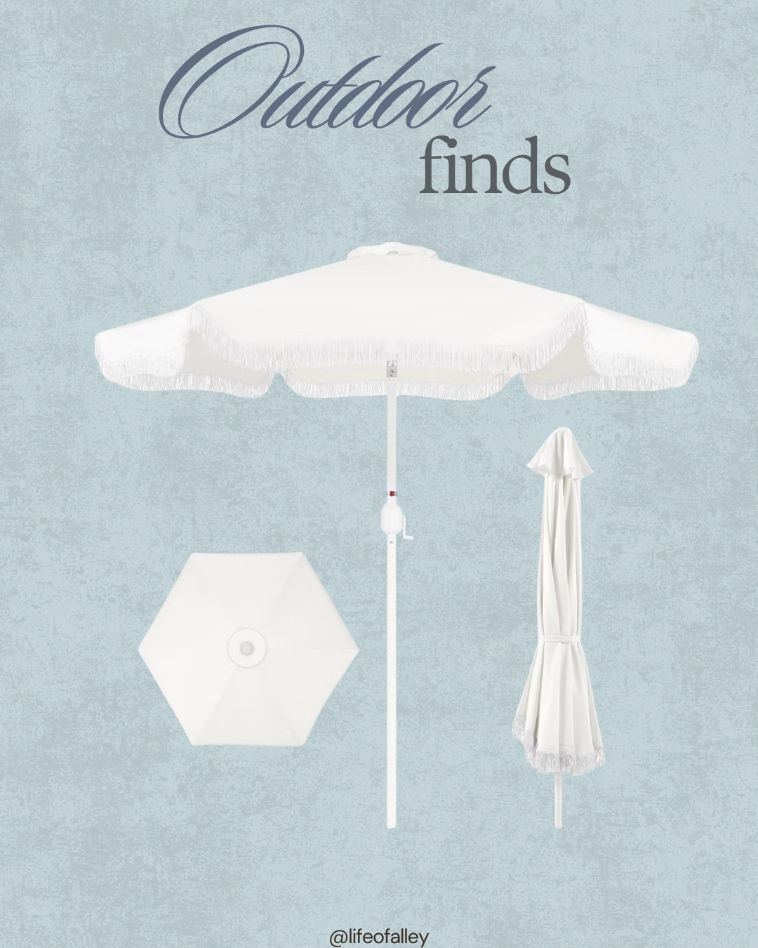 Dress up your patio with this fringe umbrella!  

 #LTKSeasonal #LTKHome