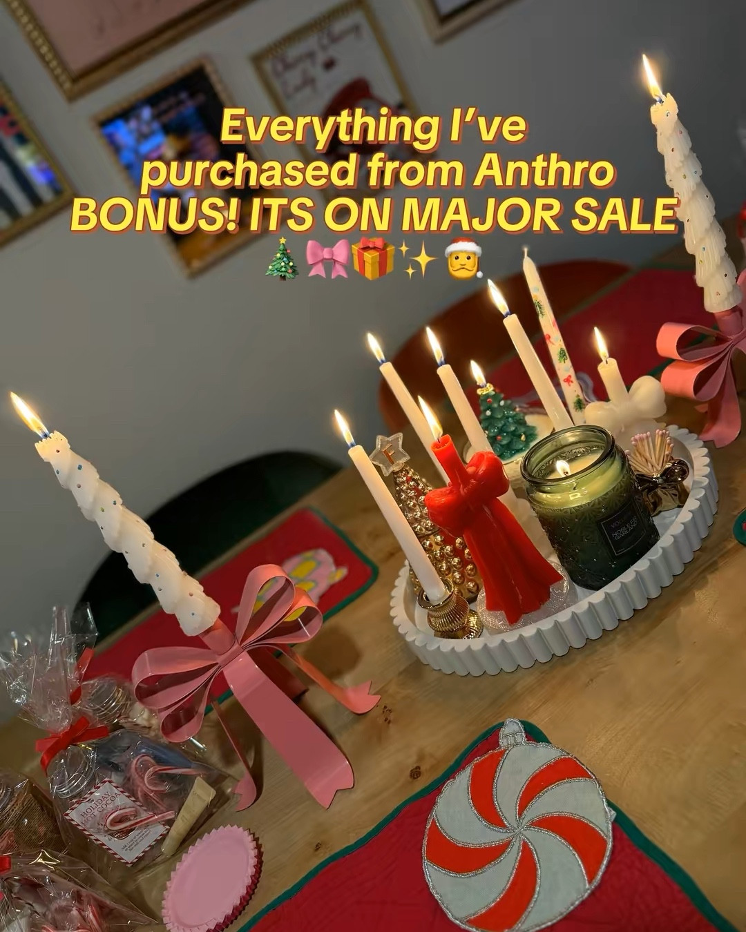 WHIMSY HOLIDAY ANTHRO SALE ✨👀😍

cozy whimsy colorful holiday season sponsored by Anthropologie holiday sales 😍🤪🎄✨ RUN to Anthro for their 40% off SALE!!!! It’s the best time of year to shop deals if you’re an anthro girlie like myself 🫶🥹

Bonus! Shopping through the app gets you free express shipping when you spend $150 (so all my goodies will be here before Christmas Eve when I host!!)

SECOND BONUS! When you spend $150 you get $50 off!

Happy holiday shopping friends 😍🎄✨ everything linked in my LTK!

#anthropologiesale #whimsydecor #holidayshopping
#lastminutedeals #ltksalealert


#LTKFindsUnder50 #LTKHoliday #LTKGiftGuide