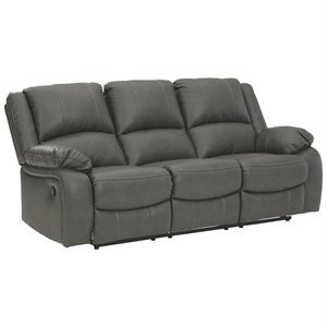 Bowery Hill Reclining Sofa in Gray | Cymax