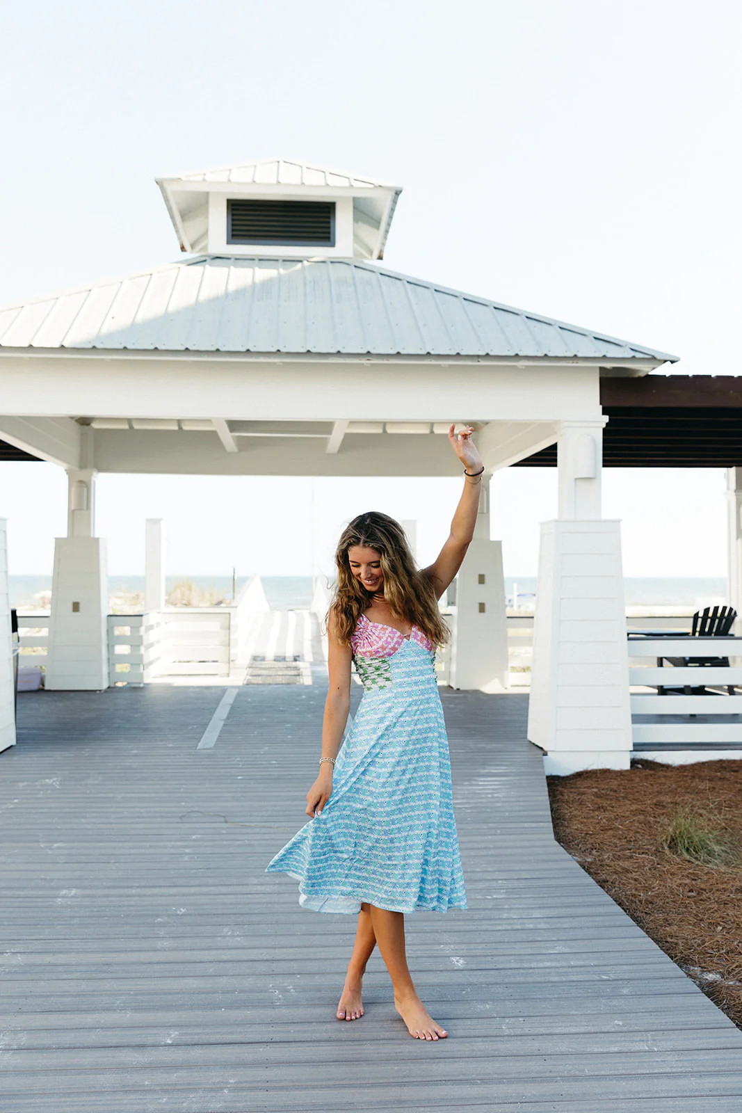 Ginger Midi Dress - Multi Large | Triple Threads