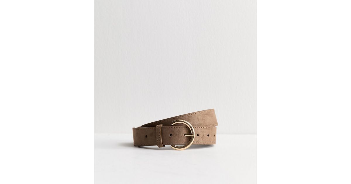 Light Brown Faux Suede Belt New Look | New Look (UK)