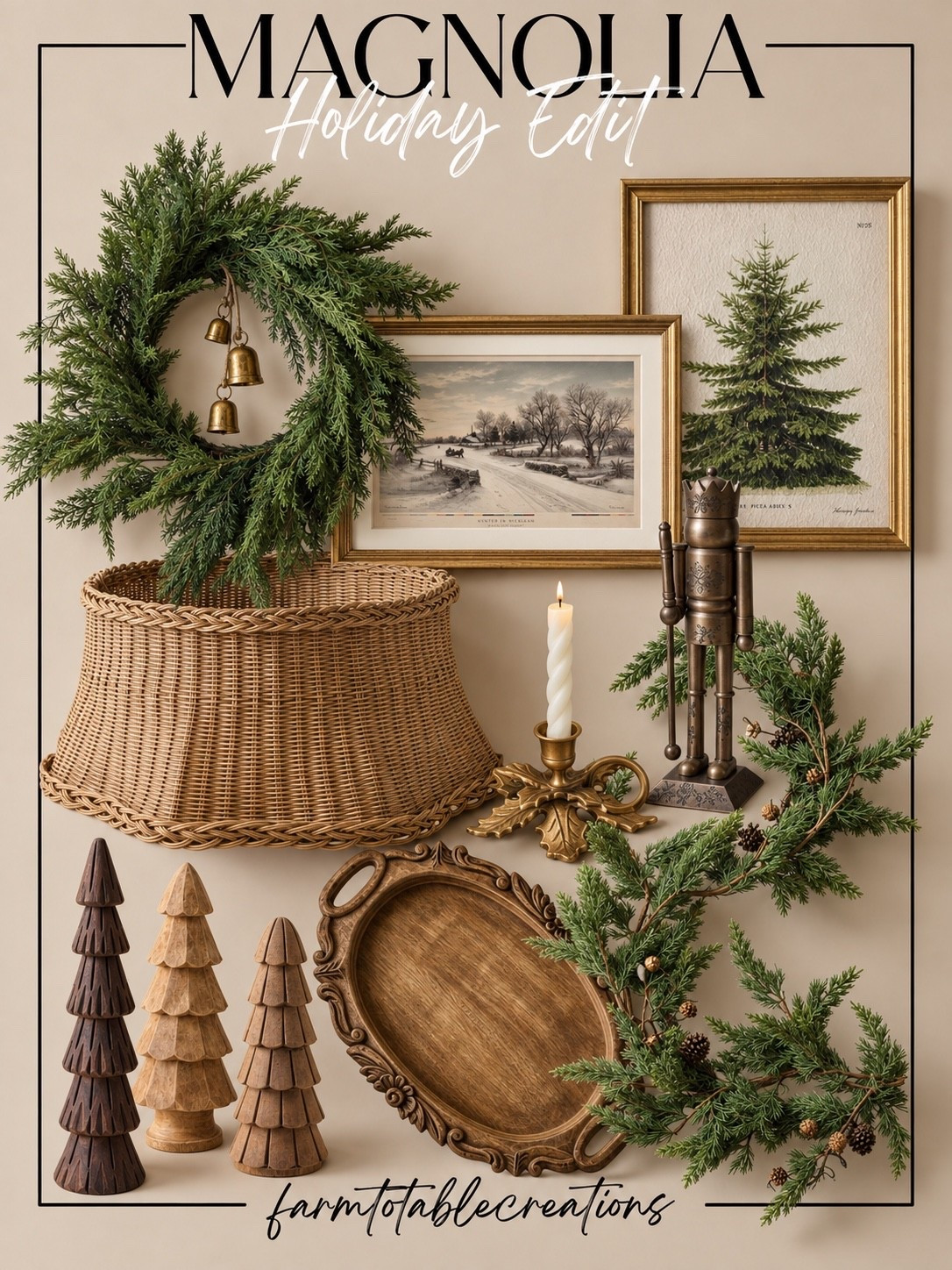 Magnolia Holiday Edit 🎄

The prettiest mix of warm woods, woven textures, antique brass and classic greenery for a cozy, collected Christmas home. These timeless holiday finds are perfect for adding those little layers that make a space feel extra special for the season!

#MagnoliaHome #ChristmasDecor #HolidayDecor #ChristmasHomeDecor #NeutralChristmas #ChristmasGreenery #HolidayHome #ChristmasInspo #CozyChristmas #ChristmasDecorating #HomeDecorFinds #HolidayFinds

#LTKHome #LTKSaleAlert #LTKSeasonal