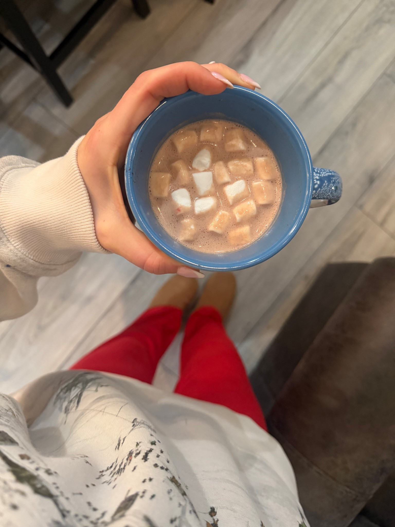 My daily bone broth hot chocolate with functional mushrooms & no added sugar! 