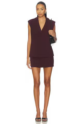 Sable Vest Top in Burgundy | Revolve Clothing (Global)