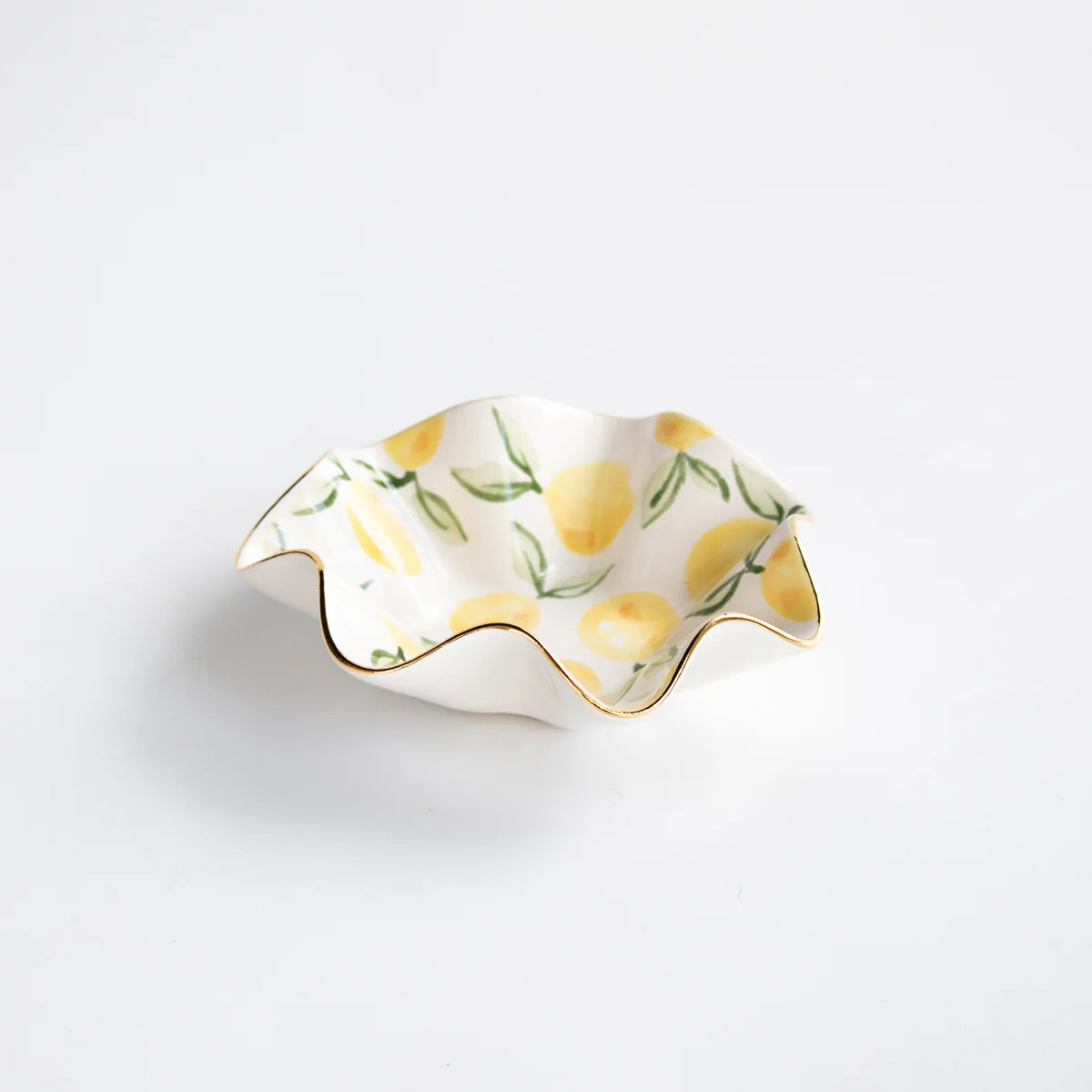 Alene Lemon Wavy Bowl | Susan Gordon Pottery