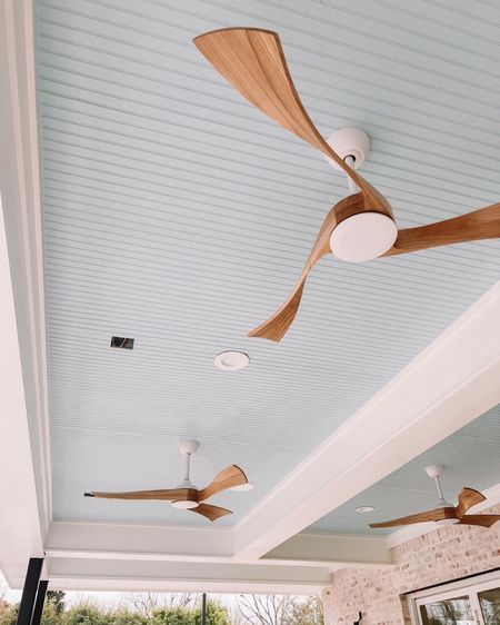 Wood outdoor ceiling fan 

#LTKfamily #LTKhome #LTKSeasonal