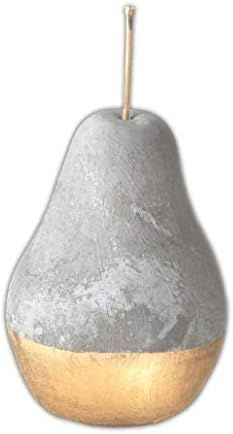 Midwest CBK 4.5" Cement & Gold-Tone Pear Table Decor | Amazon (US)