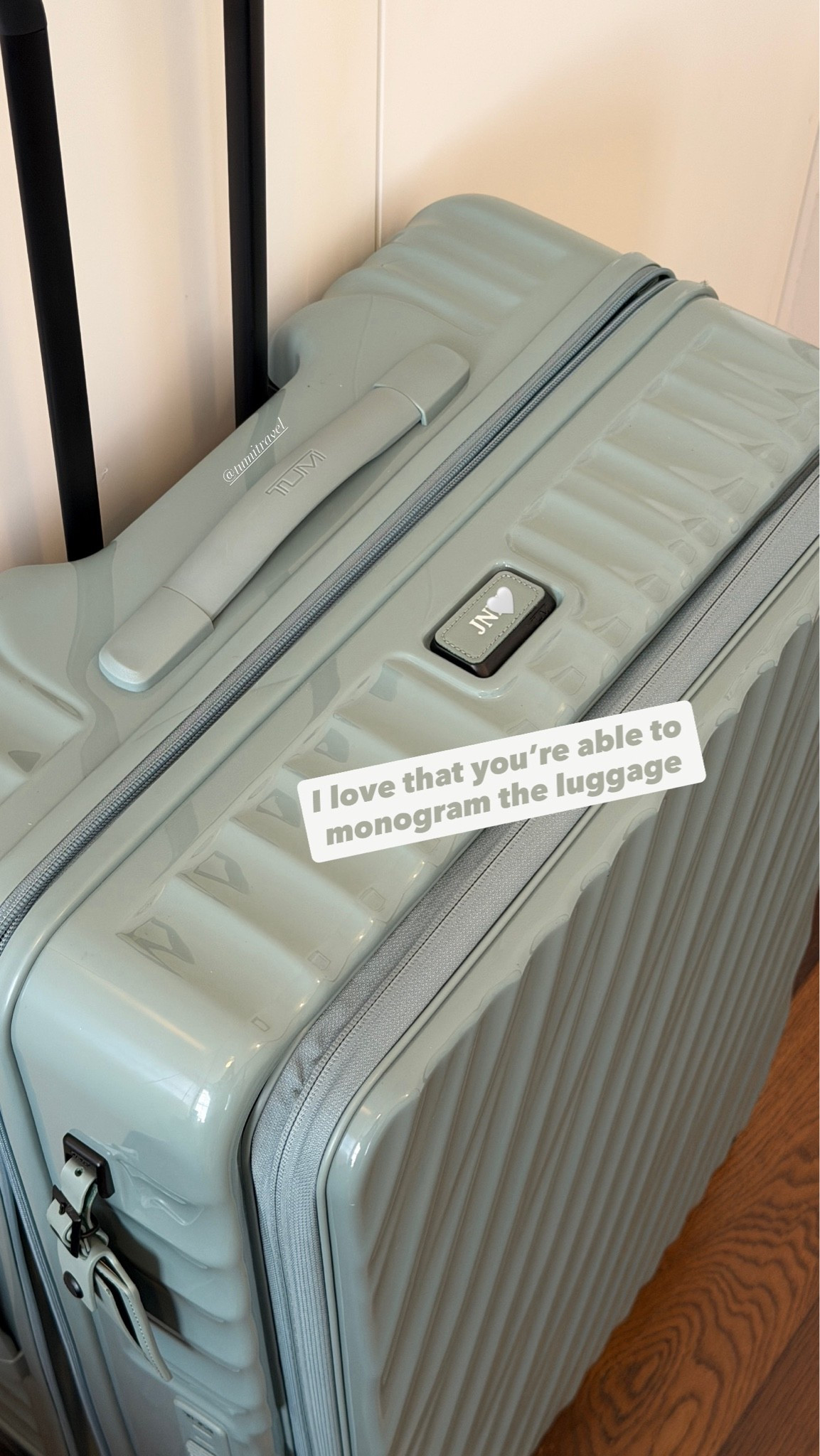 Love that I’m able to monogram my luggage

#LTKTravel