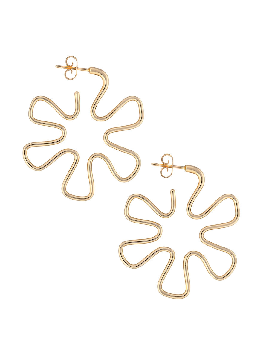 Women's You're So Gold 9K Gold Pinwheel Earrings - Yellow Gold | Saks Fifth Avenue