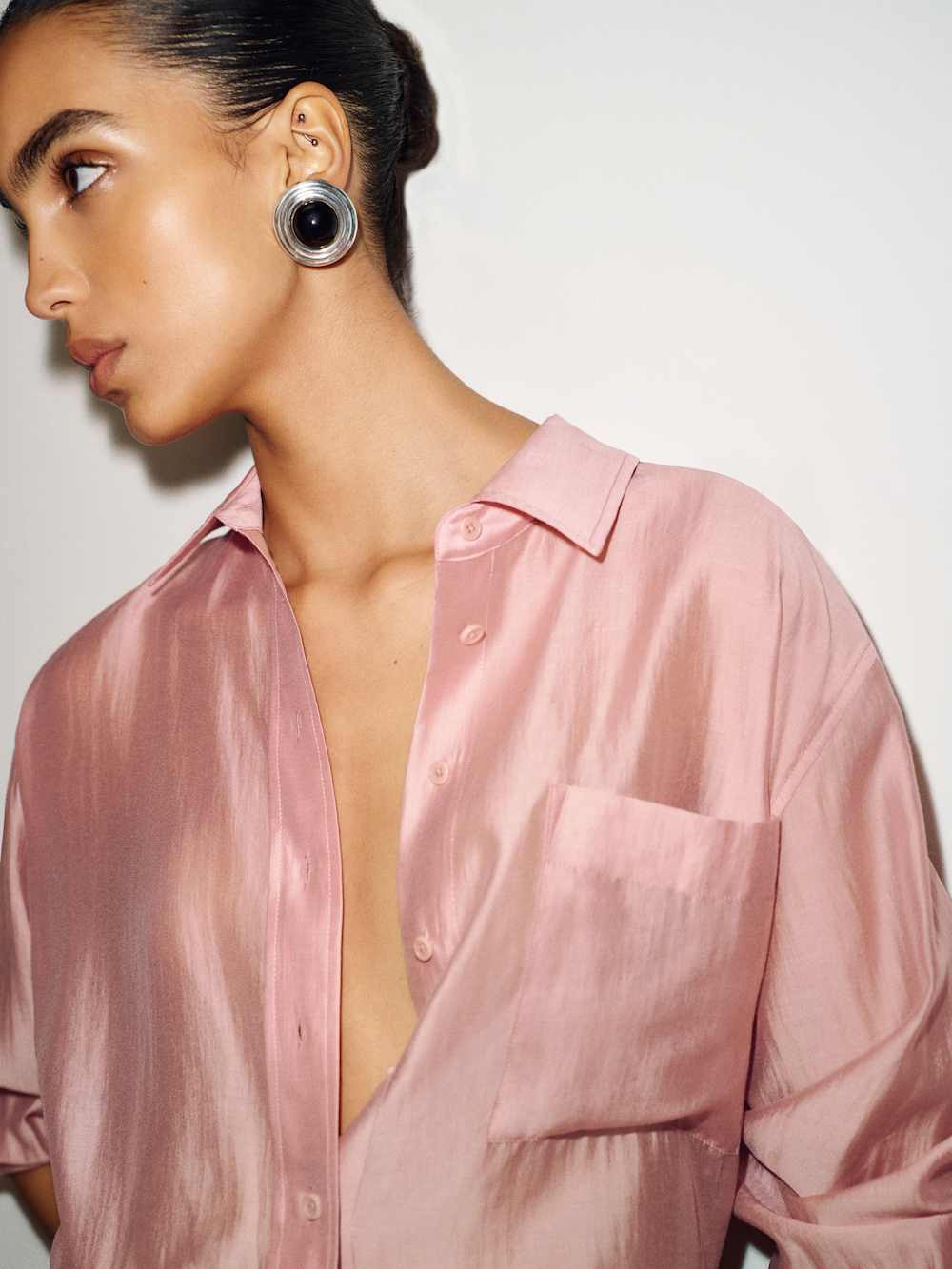 Eli Oversized Shirt | Reformation (Global)