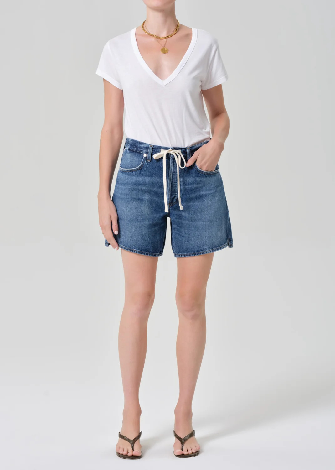Brynn Drawstring Short in Avant | Citizens of Humanity