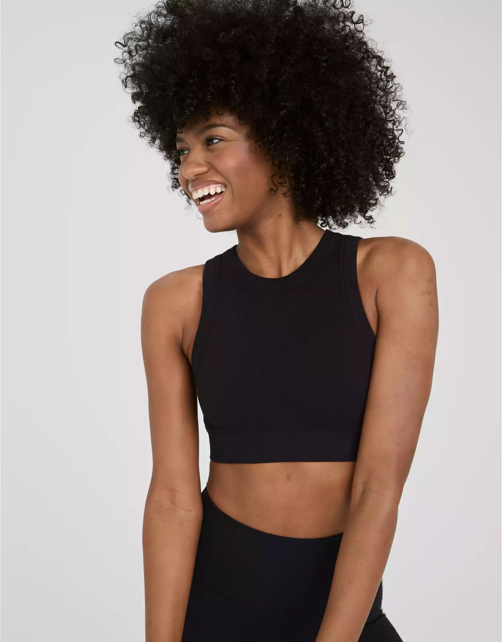 OFFLINE By Aerie Seamless High Neck Sports Bra | Aerie