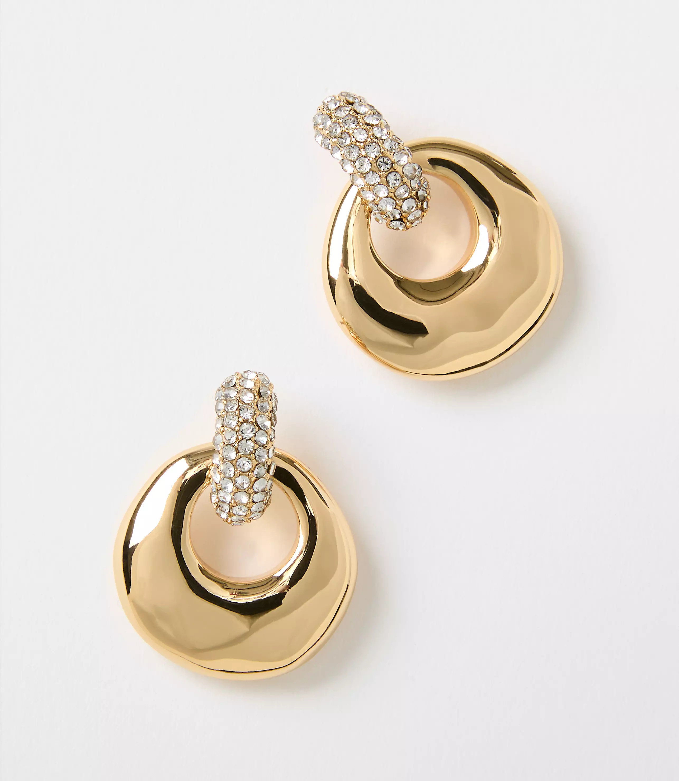 Sparkle Circle Drop Earrings | LOFT