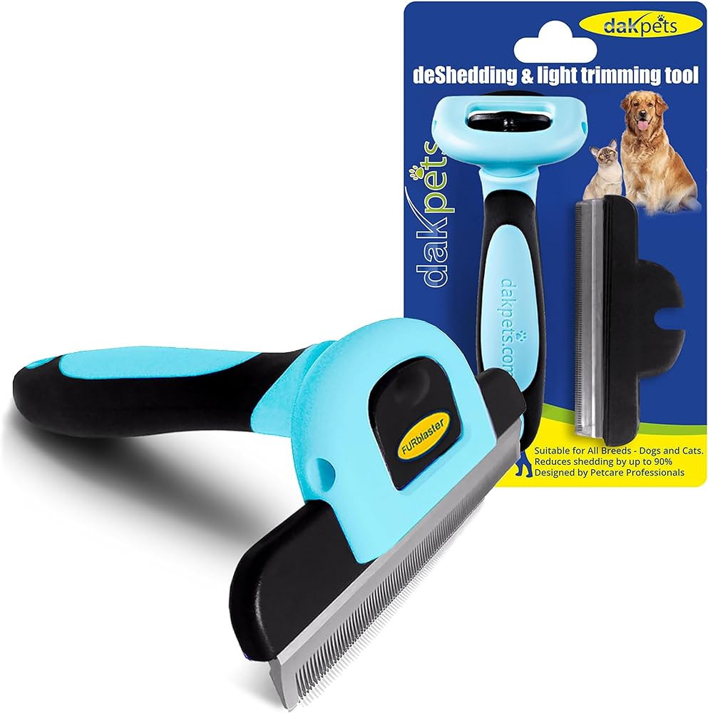 DakPets Pet Deshedding Tool | Professional Cat and Dog Brush for Shedding | Fur Deshedding Brush ... | Amazon (US)