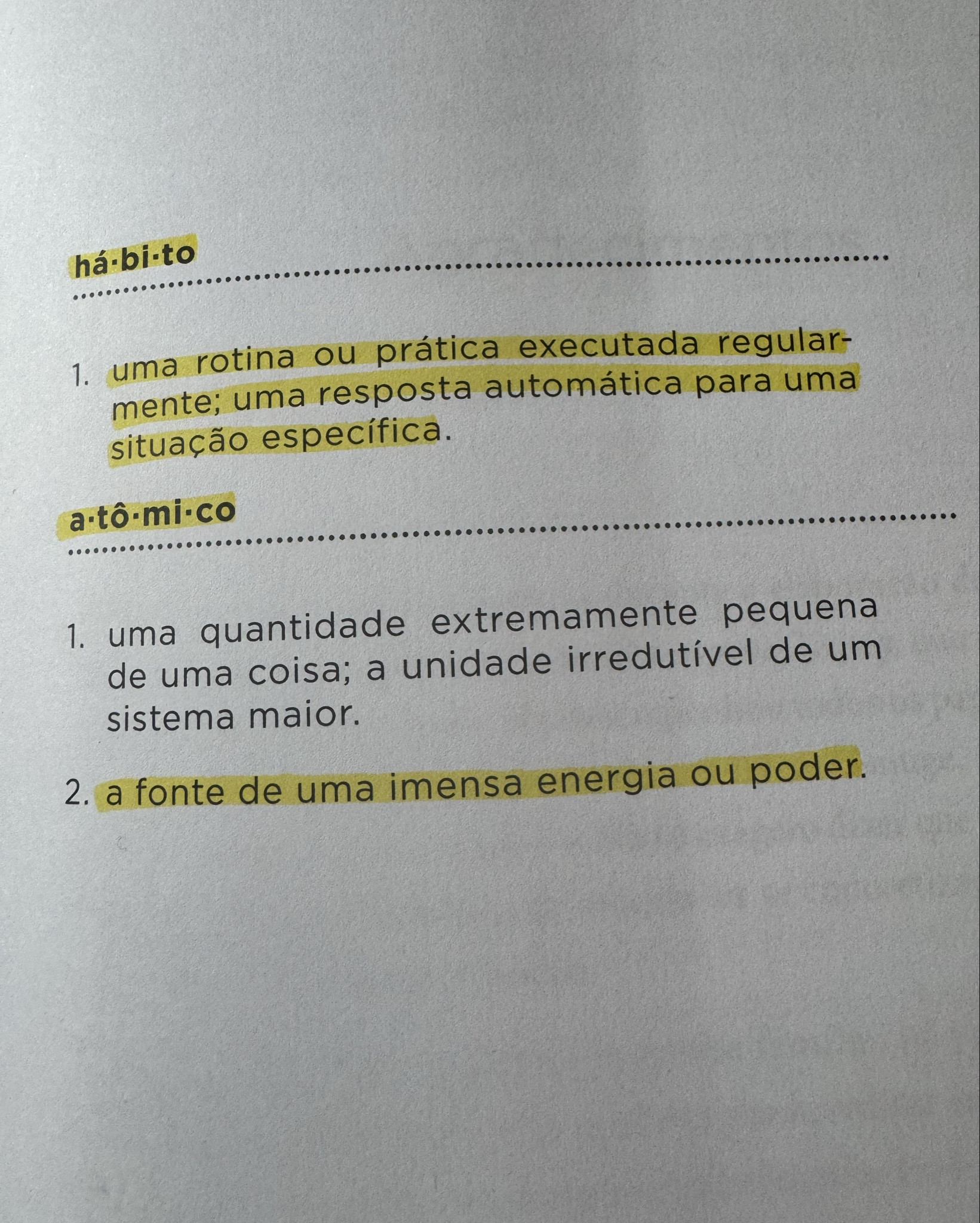 Livro Hábitos Atômicos, recomendo a leitura, estou gostando muito !

#LTKbrasil