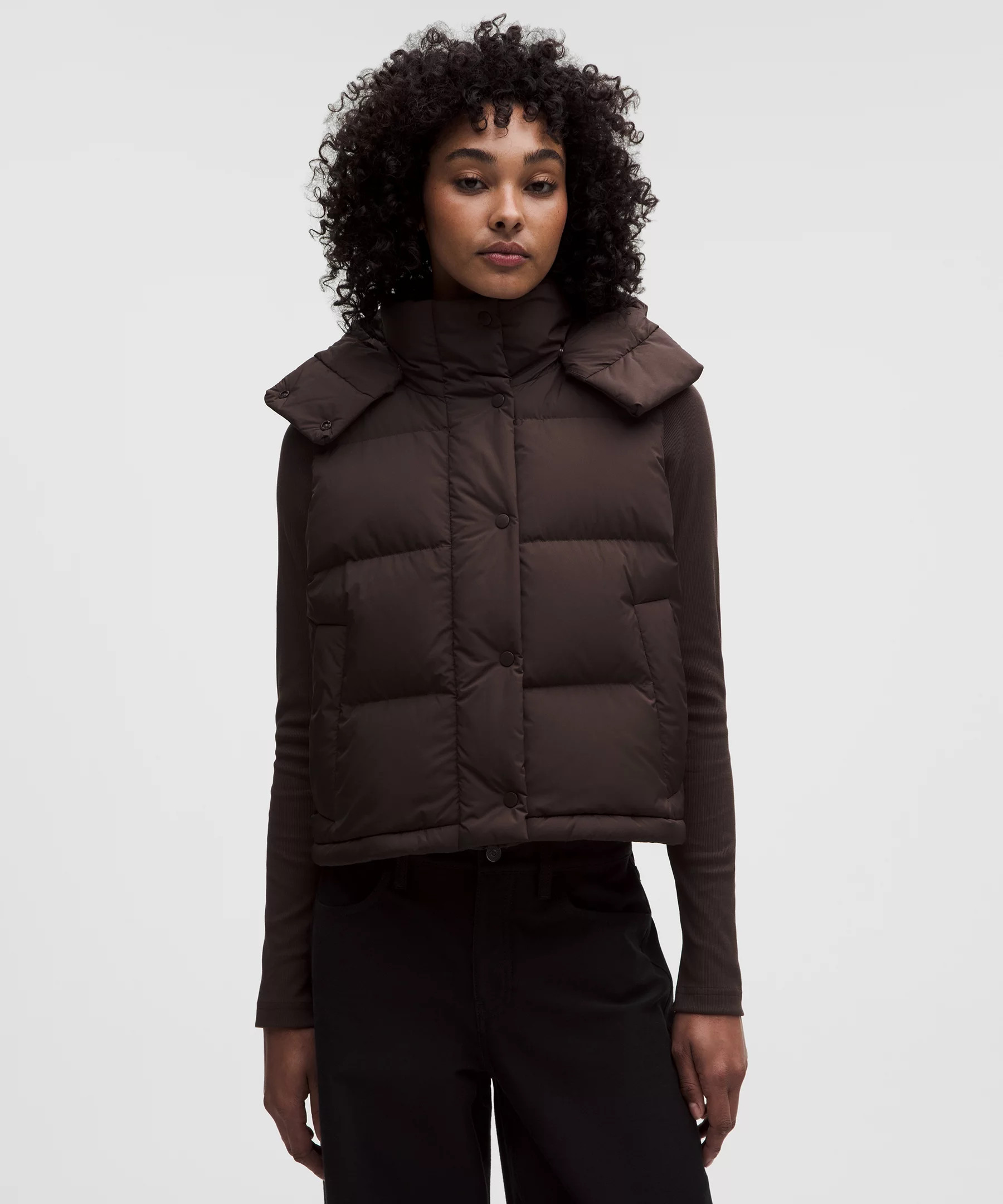 Wunder Puff 600-Down-Fill Cropped Vest | Women's Coats & Jackets | lululemon | Lululemon (US)