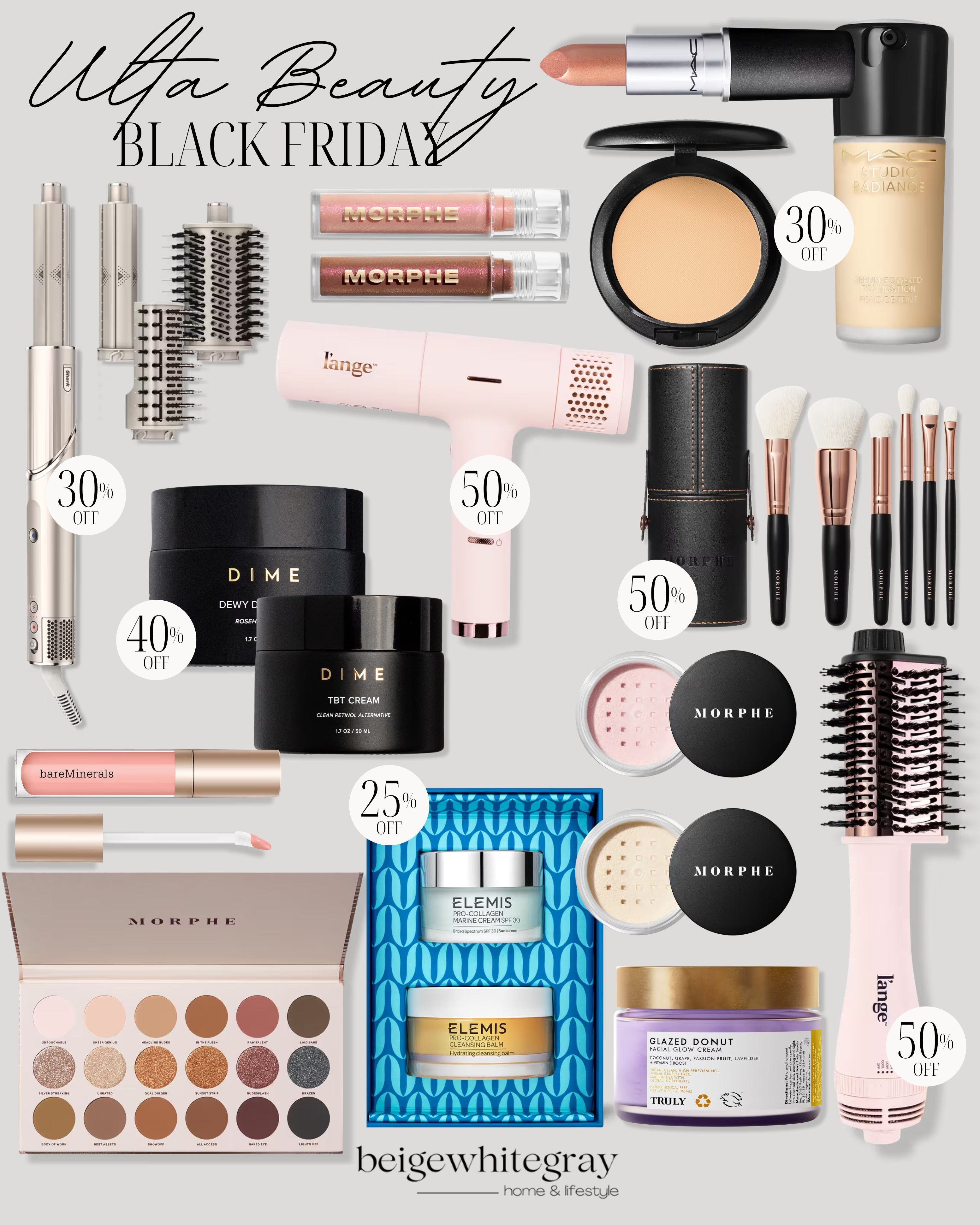 Ulta Beauty Black Friday Sale! 50% Off Lange, 30% Off Mac, and tons more!
Ulta Sale / Black Friday Sale / Beauty Product Sale / Hair Tools / Viral Makeup / Luxury Haircare / Morphe / Mac Cosmetics / Tarte Cosmetics / Shark Flexstyle / Elemis Skincare / Bare Minerals /  

 

#LTKCyberWeek #LTKHoliday #LTKSaleAlert