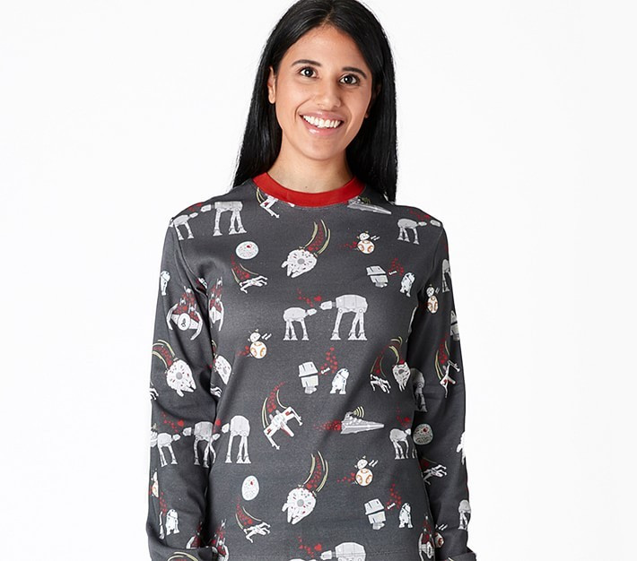 Adult Star Wars™ Valentine's Organic Pajama Set | Pottery Barn Kids