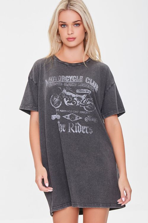 Motorcycle Graphic T-Shirt Dress | Forever 21 | Forever 21 (US)