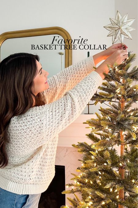 Best woven tree collar and favorite natural Christmas tree!Sale

#LTKhome #LTKHoliday #LTKHolidaySale