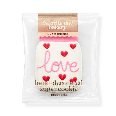 Mason Jar Heart Sugar Cookie - 2.12oz - Favorite Day™ | Target