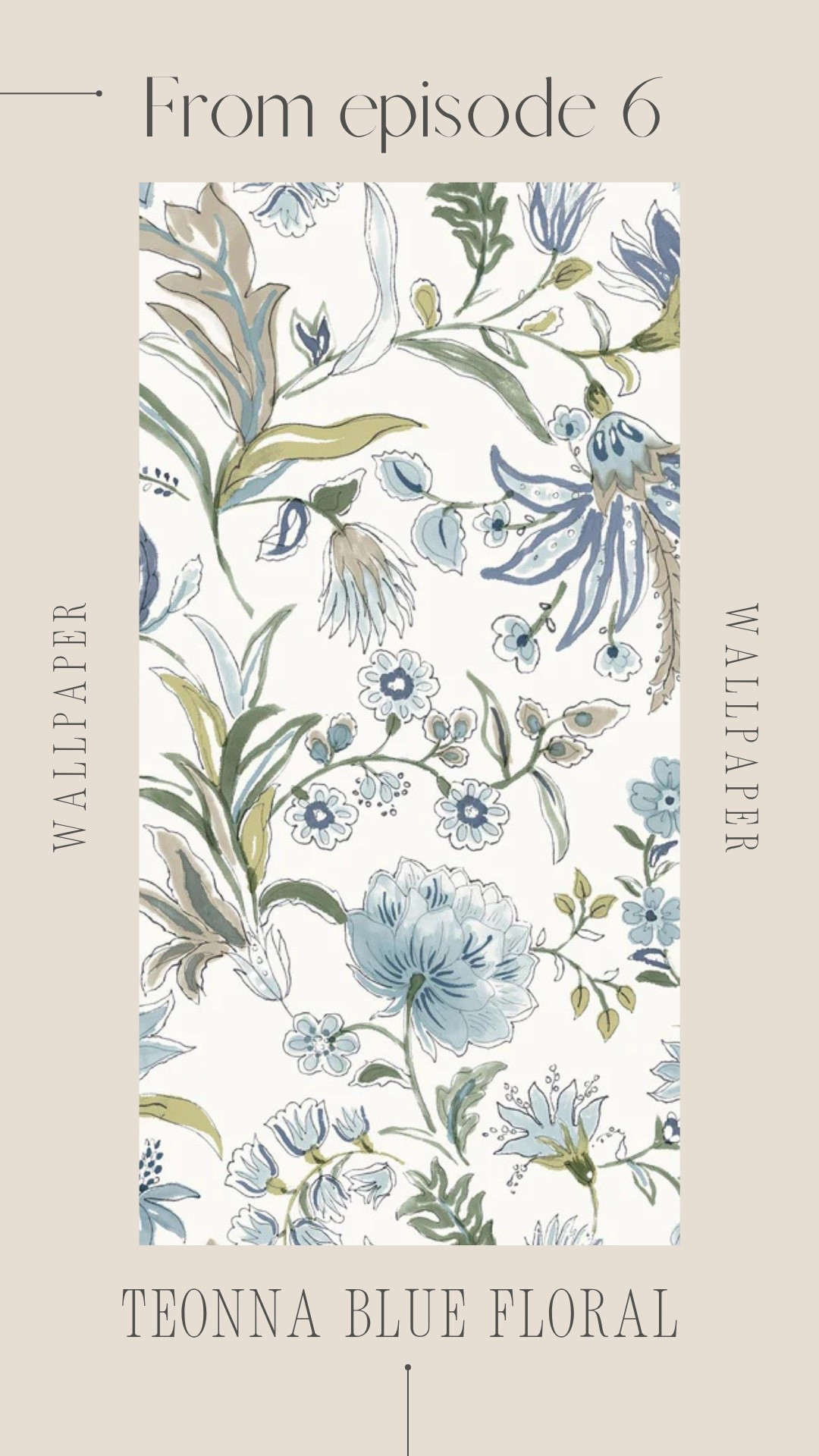 A charming mix of florals and stripes in this beautiful wallpaper by A Street Haberdashery 

#LTKHome