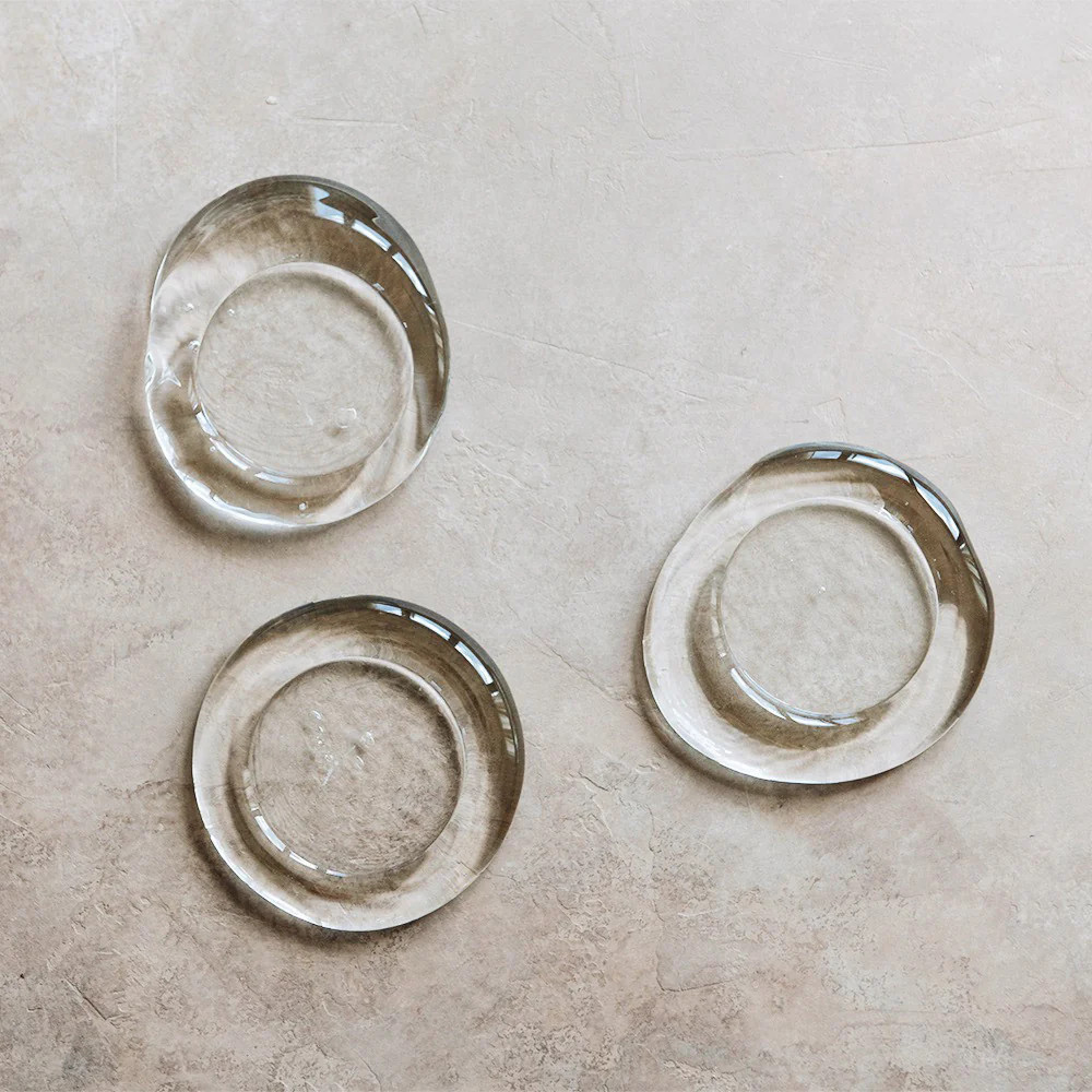 Glass Puddle Tray | Roan Iris