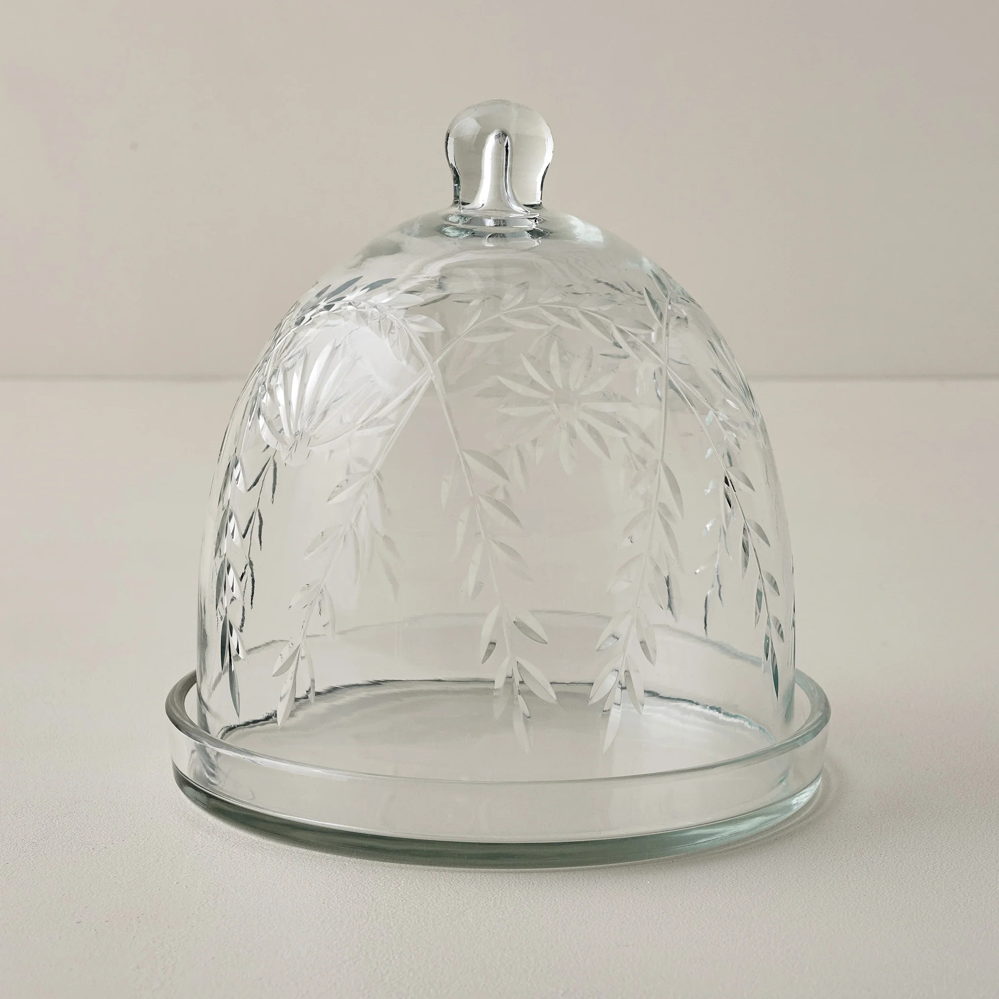 Vivian Cut Glass Candle Cloche | Magnolia