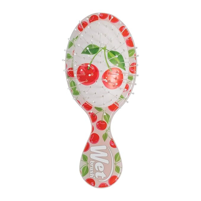 Wet Brush Mini Detangler Hair Brush, Cherry (Tutti Fruitti), Detangling Travel Hairbrush, Ultra-S... | Amazon (US)