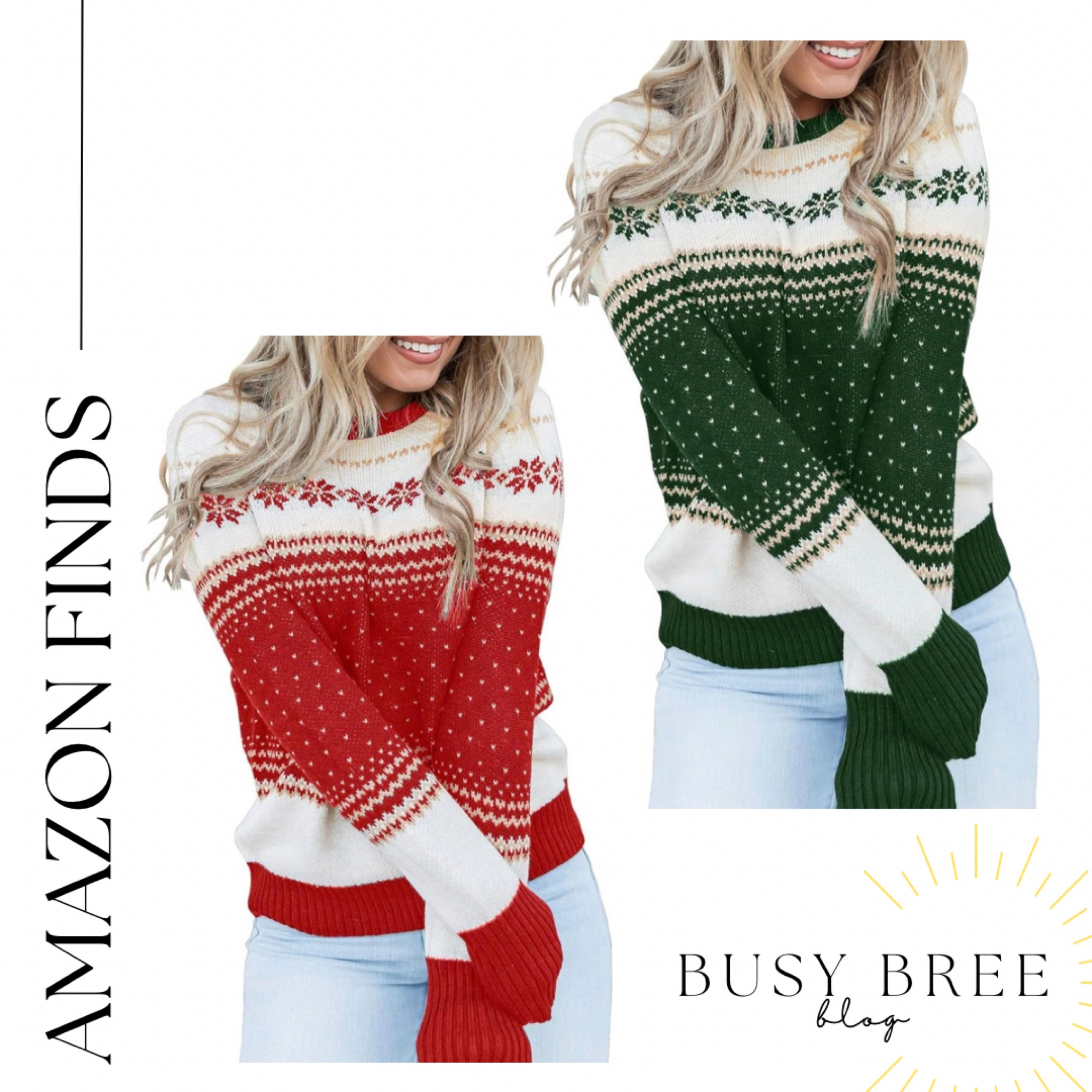 Amazon Christmas sweater, holiday sweater, Christmas outfit, Christmas Eve outfit, holiday outfit, Amazon christmas 

#LTKFindsUnder50 #LTKSeasonal #LTKxPrimeDay