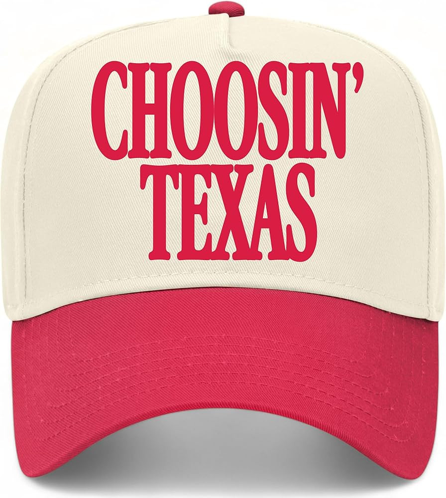 Choosin' Texas Hat | Premium Adjustable Snapback Baseball Vintage Trucker Hat for Men & Women | Amazon (US)