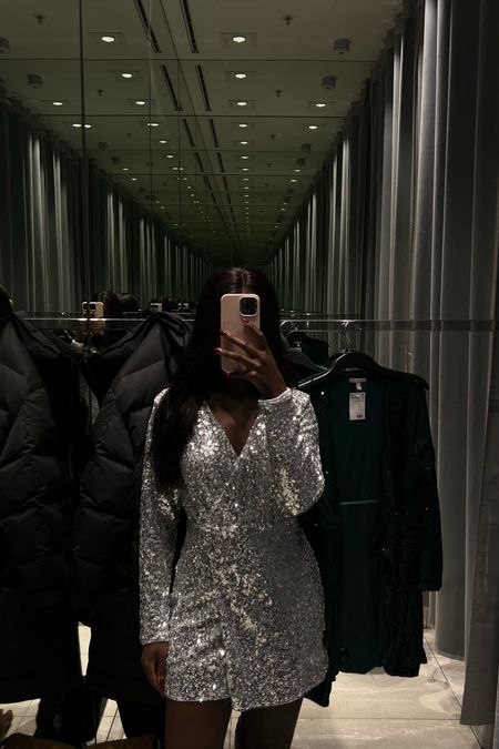 H&M party dress try on 