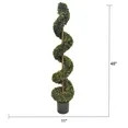 My Texas House 48" Swirl Boxwood Topiary | Walmart (US)