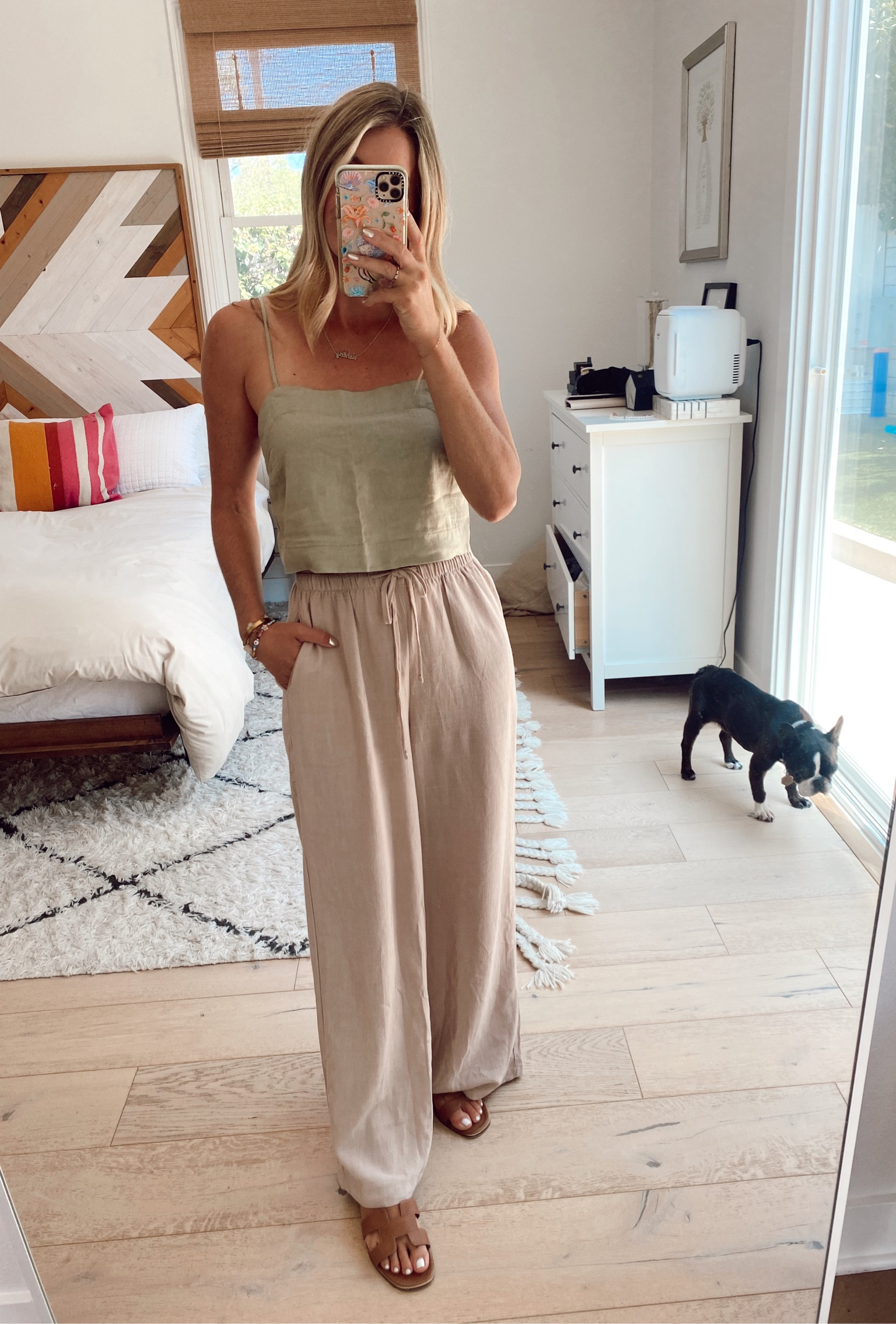 Cute linen cropped top and linen pants  

#LTKunder50 #LTKstyletip #LTKSeasonal