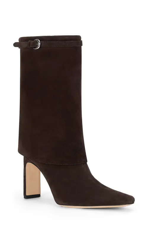 STAUD Wally Foldover Boot in Espresso at Nordstrom, Size 5Us | Nordstrom