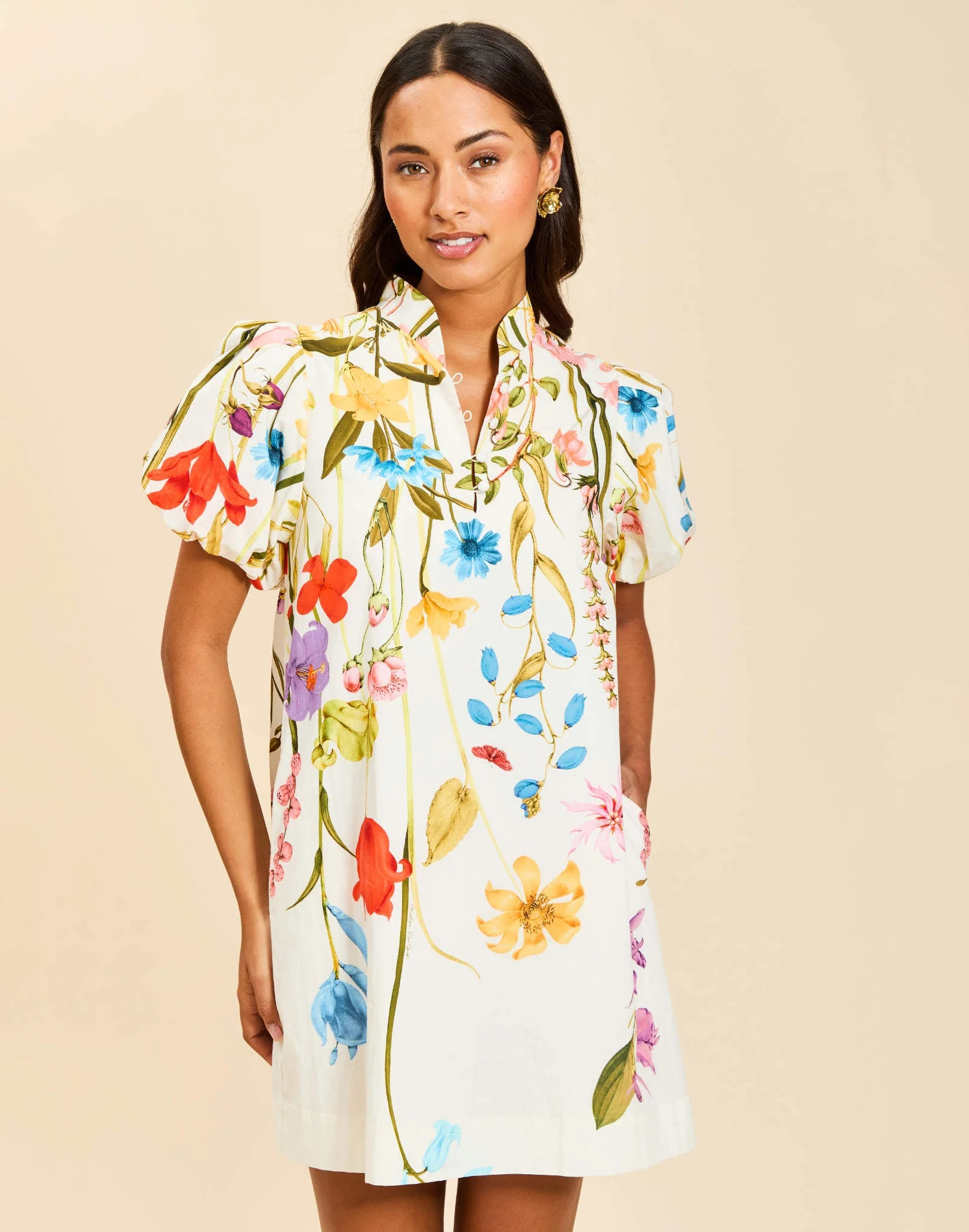 Elliana Printed Mini Dress | Mestiza New York