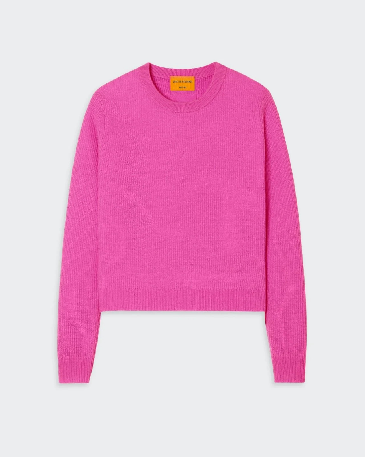 Light Rib Crew - Fuchsia | Guest In Residence