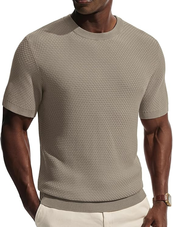 PJ PAUL JONES Men's T-Shirts Casual Short Sleeve Crewneck Knit Tee Shirts | Amazon (US)