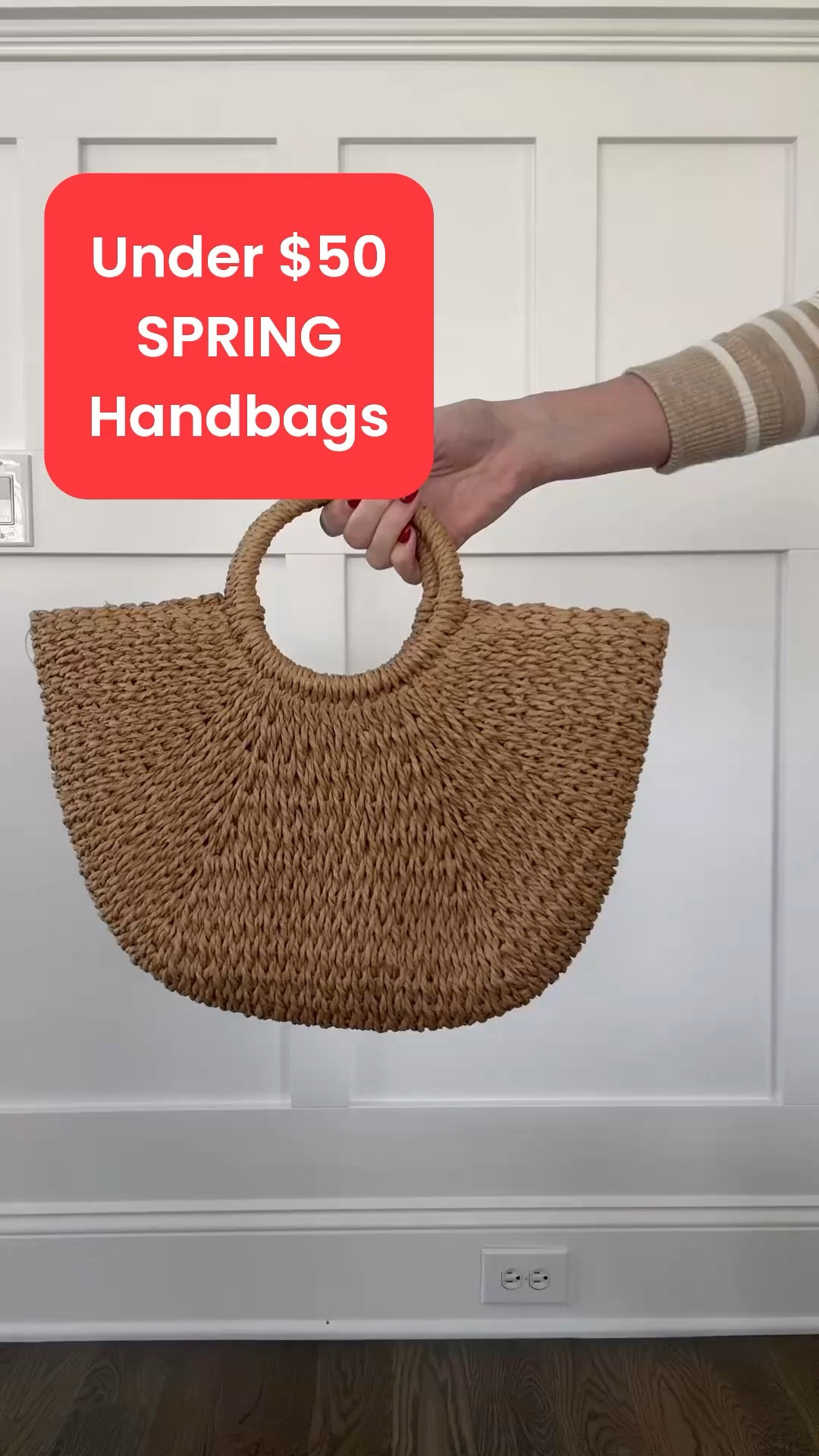 Handbags are my kryptonite 💥 

I love how just one accessory can change your entire outfit.  

Sometimes I splurge, and sometimes I find great quality bags for a steal.  

These are the bags I’ll be using on repeat this Spring. 

My sweater is sold out but tagged similar.   

#LTKHandbags

#LTKOver40 #LTKSeasonal #LTKSaleAlert