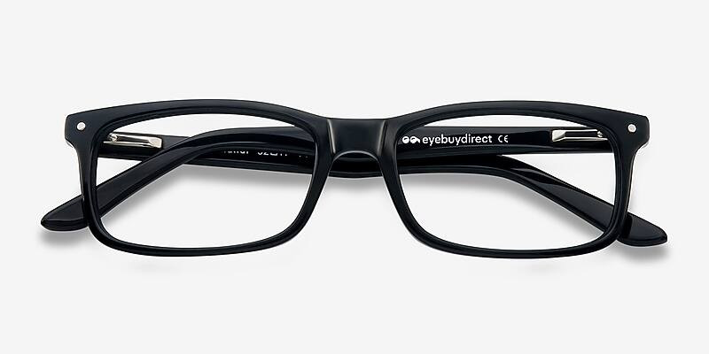 Mandi Rectangle Black Full Rim Eyeglasses | Eyebuydirect | EyeBuyDirect.com