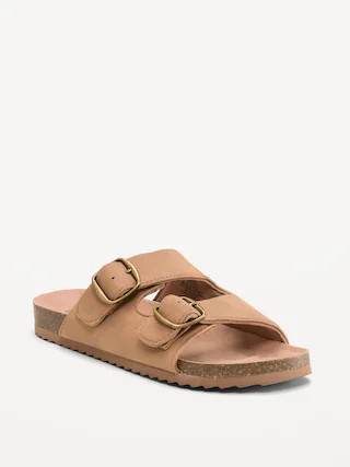 Faux-Suede Double-Strap Slide Sandals for Boys | Old Navy (US)