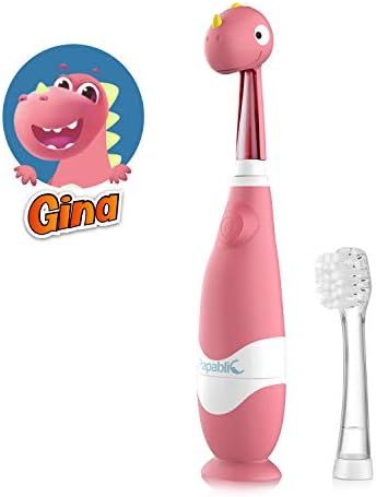 Papablic Gina Toddler Sonic Electric Toothbrush with Cute Dino Covers for Babies and Toddlers Age... | Amazon (US)