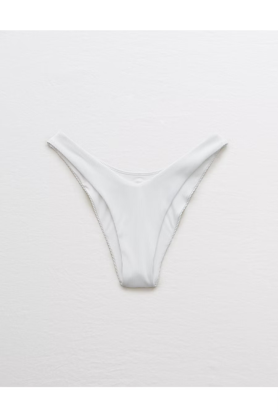 Aerie Ribbed Super High Cut Cheekiest Bikini Bottom | American Eagle Outfitters (US & CA)