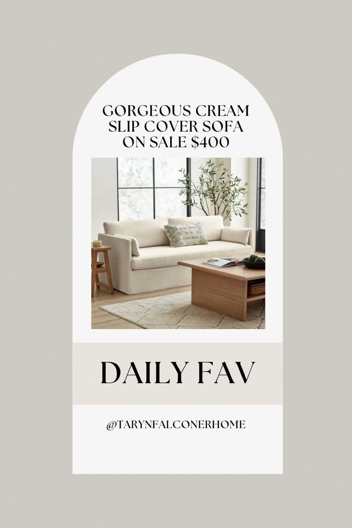 Gorgeous Cream slip cover sofa! On sale for only $408.00!

#LTKsalealert #LTKhome