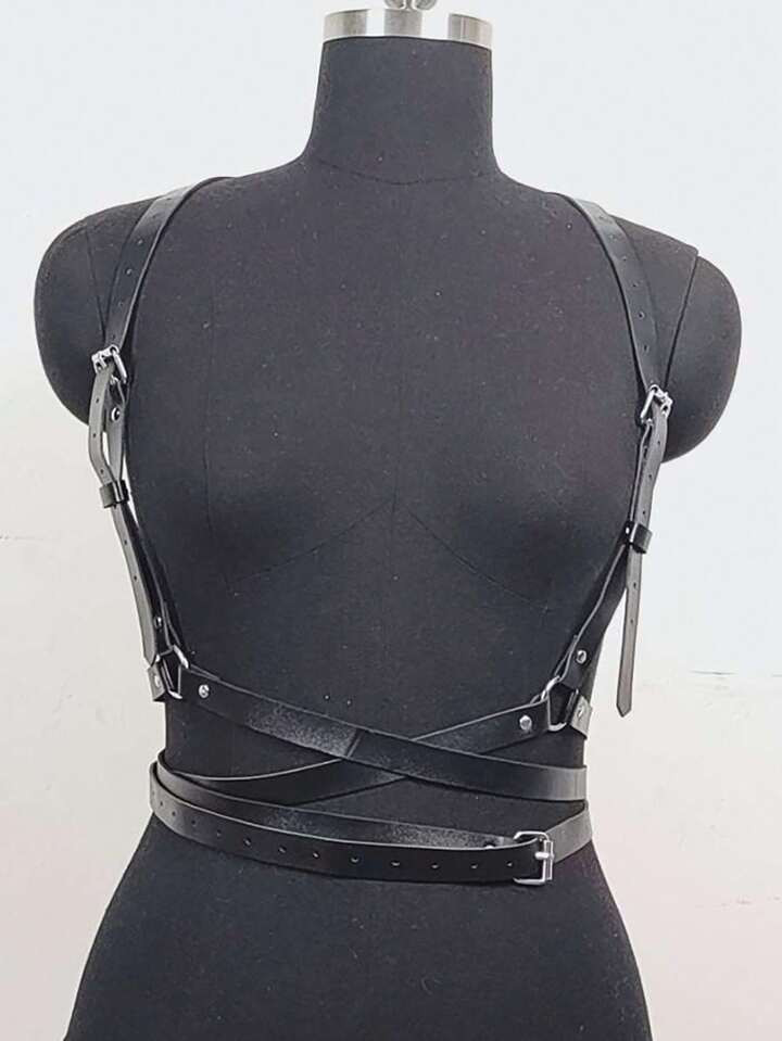 Circle & Studded Decor Harness Belt | SHEIN