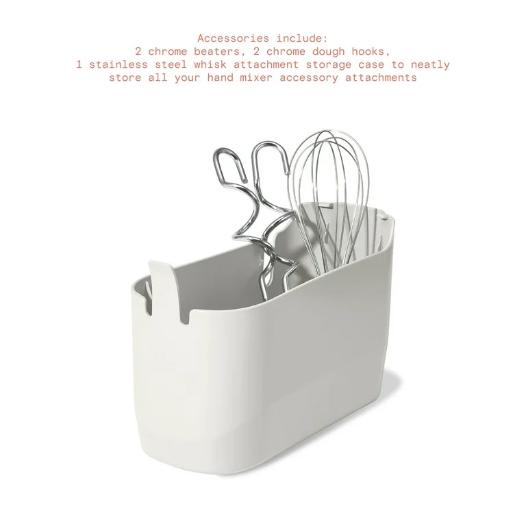 Beautiful 6-Speed Electric Hand Mixer, White Icing by Drew Barrymore | Walmart (US)